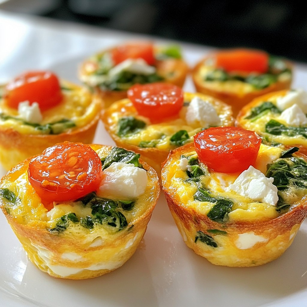 Spinach Feta Egg Muffins for a Nutritious Breakfast