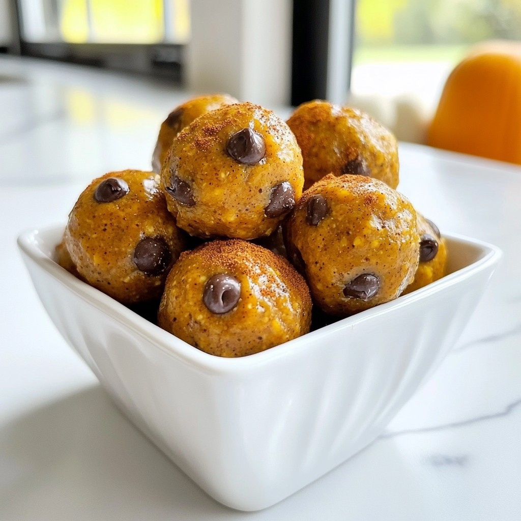 Pumpkin Spice Energy Bites Easy and Nutritious Snack