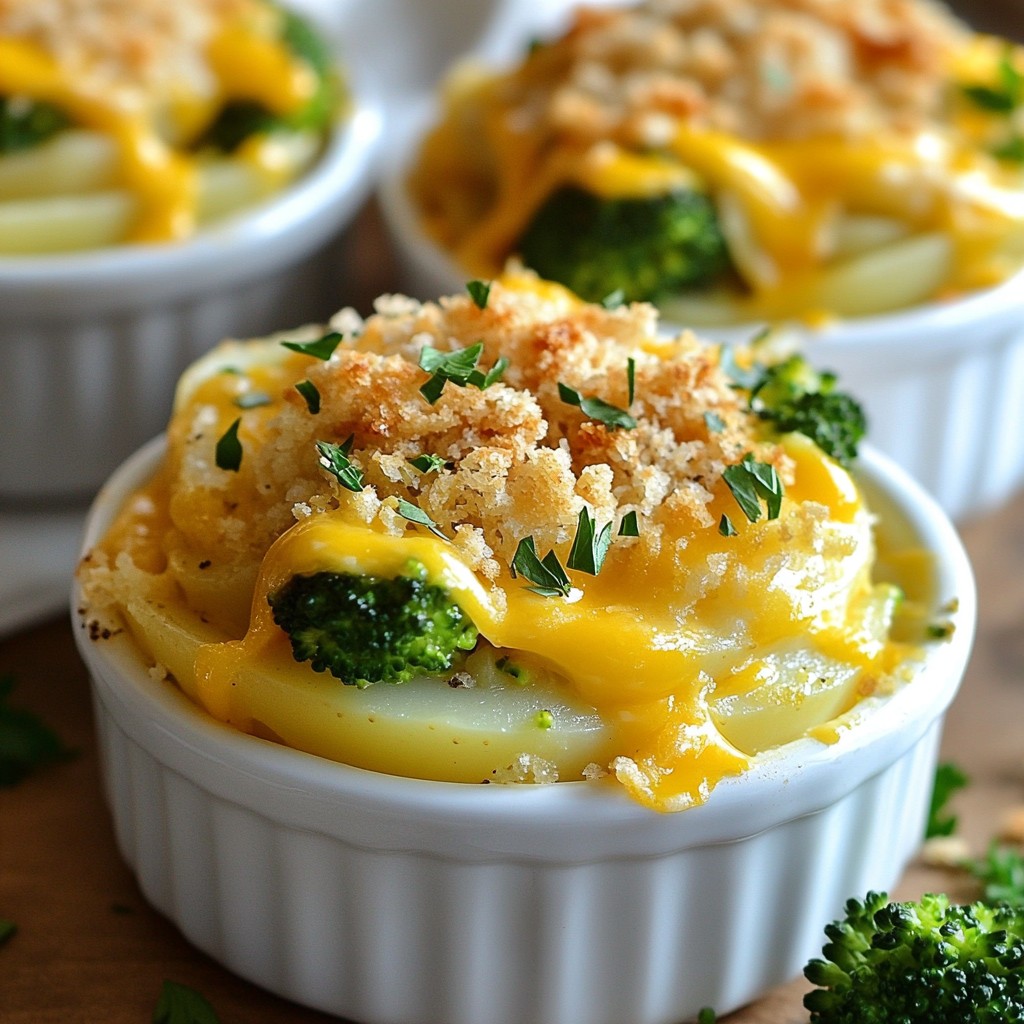 Cheesy Potato and Broccoli Casserole Delightful Dish