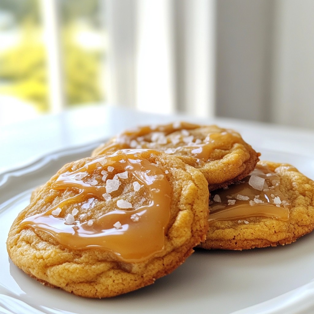 Brown Butter Salted Caramel Cookies Irresistible Treats