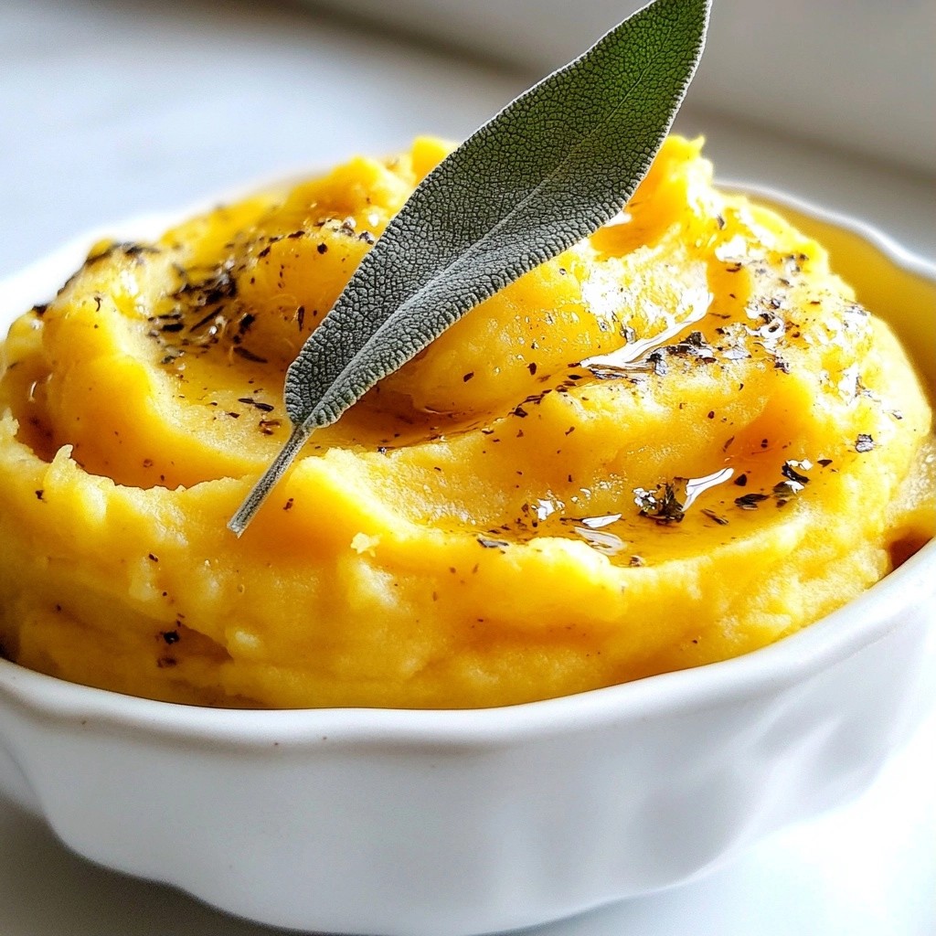 Creamy Mashed Potato with Roasted Pumpkin Delight