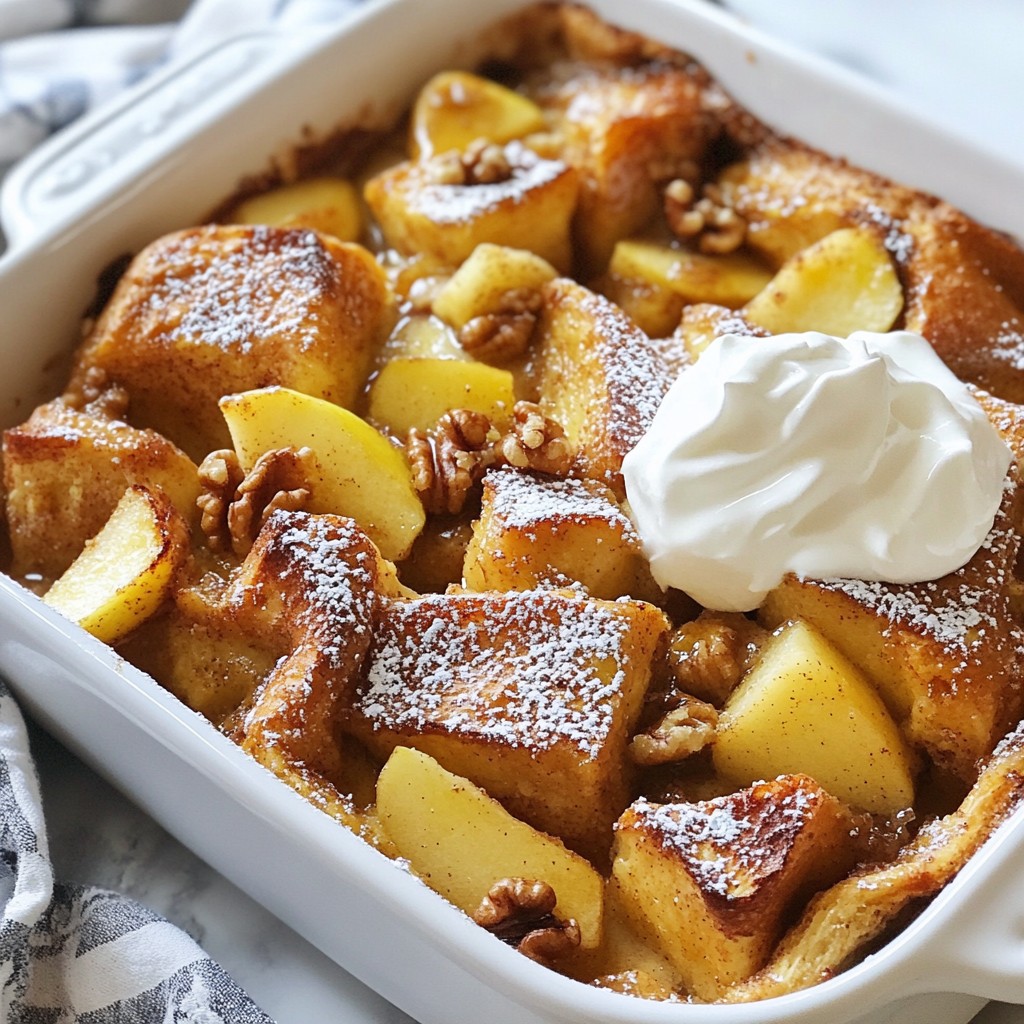 Apple Cinnamon French Toast Bake Deliciously Easy Recipe