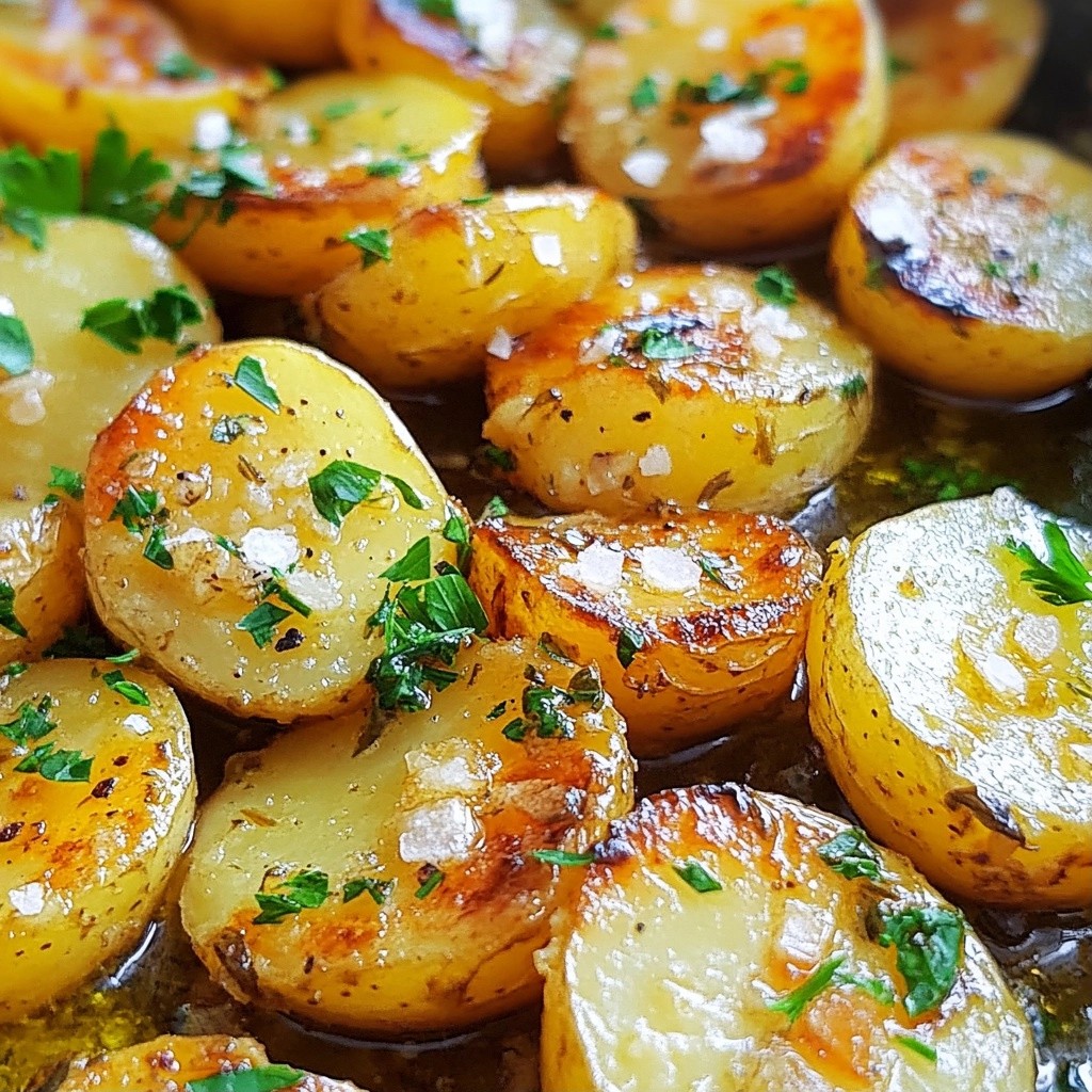 Quick Skillet Potatoes with Garlic and Rosemary Delight