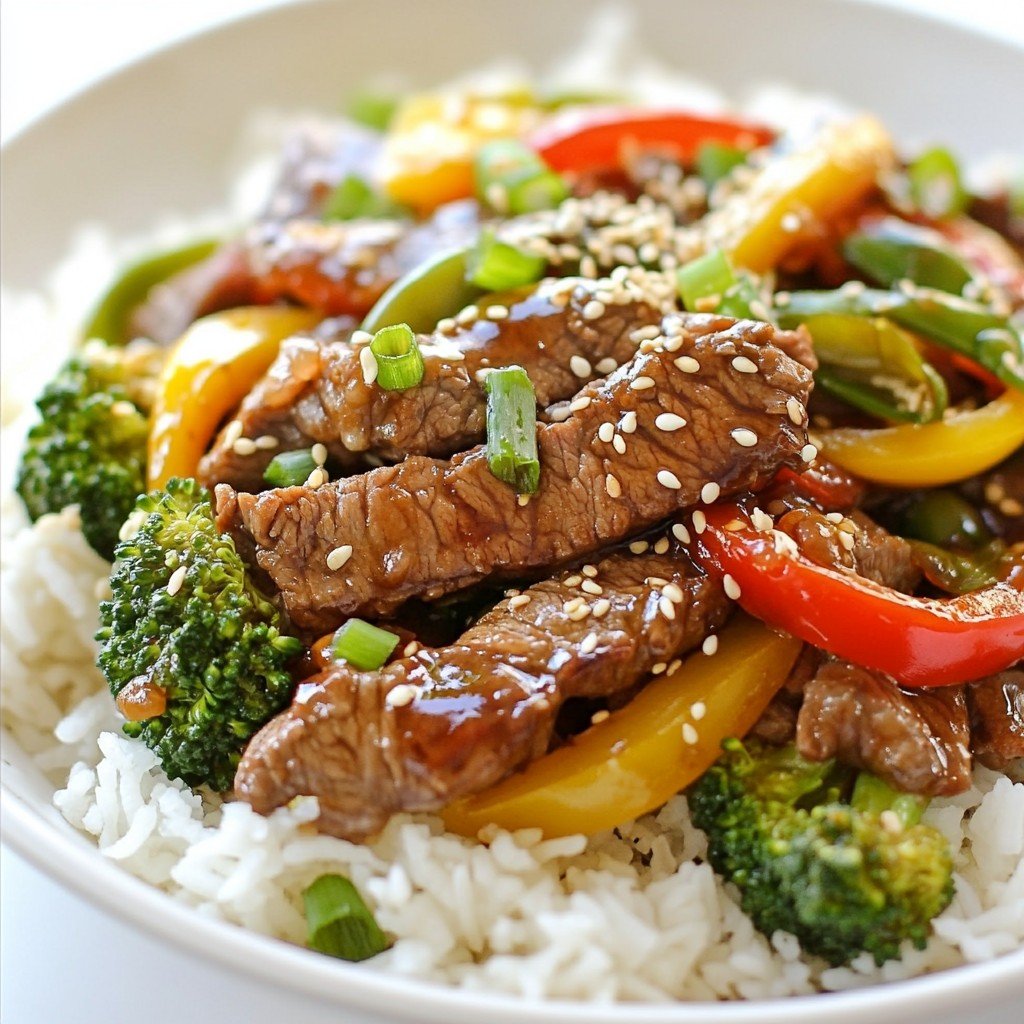 Savory Sesame Ginger Beef Stir-Fry Recipe Delight