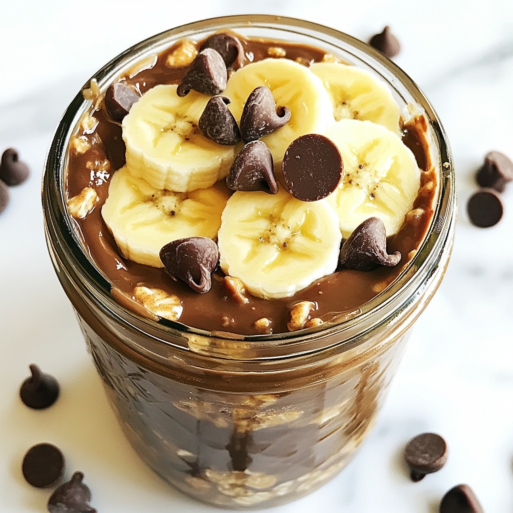 Chocolate Peanut Butter Overnight Oats Delicious Recipe