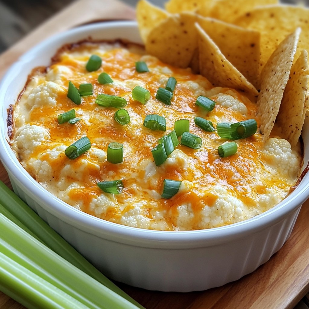 Buffalo Cauliflower Dip Bold and Flavorful Recipe