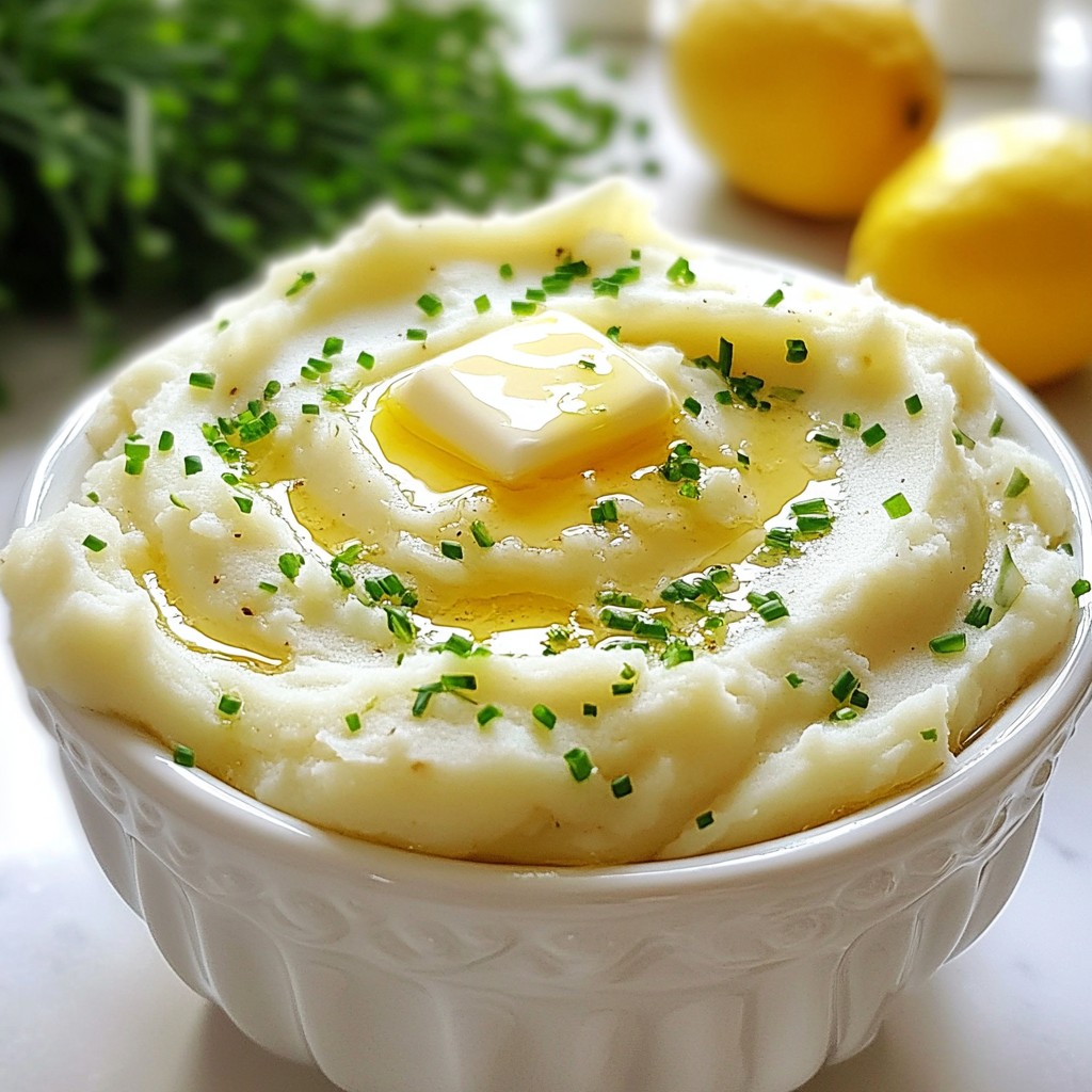 Creamy Mashed Potato with Chives Flavorful Side Dish