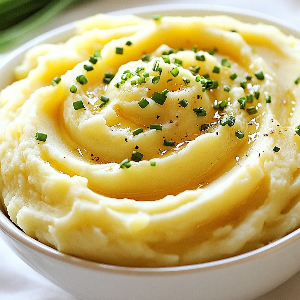 Creamy Mashed Potato with Garlic Infusion Delight