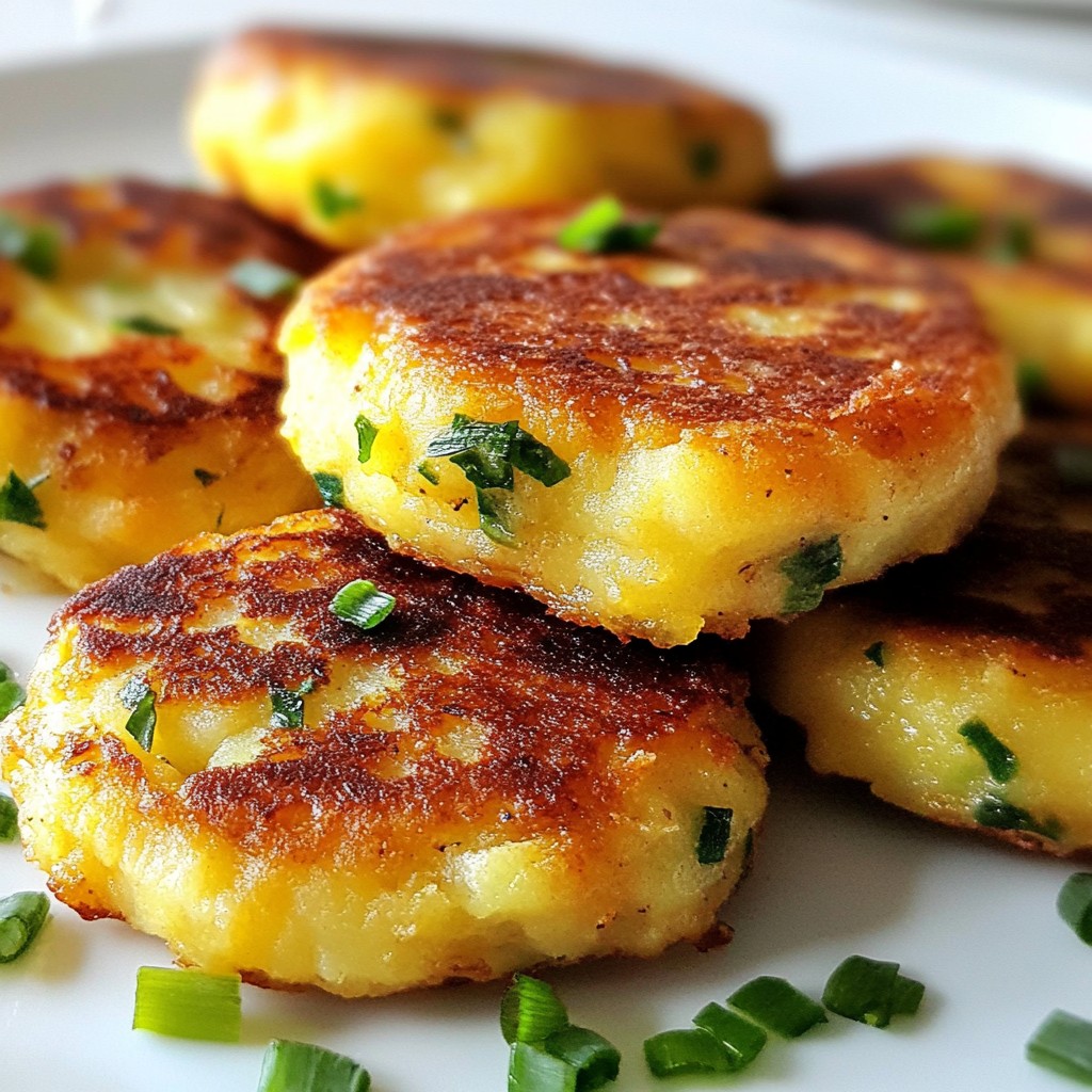Crispy Parmesan Potato Cakes Simple and Tasty Dish