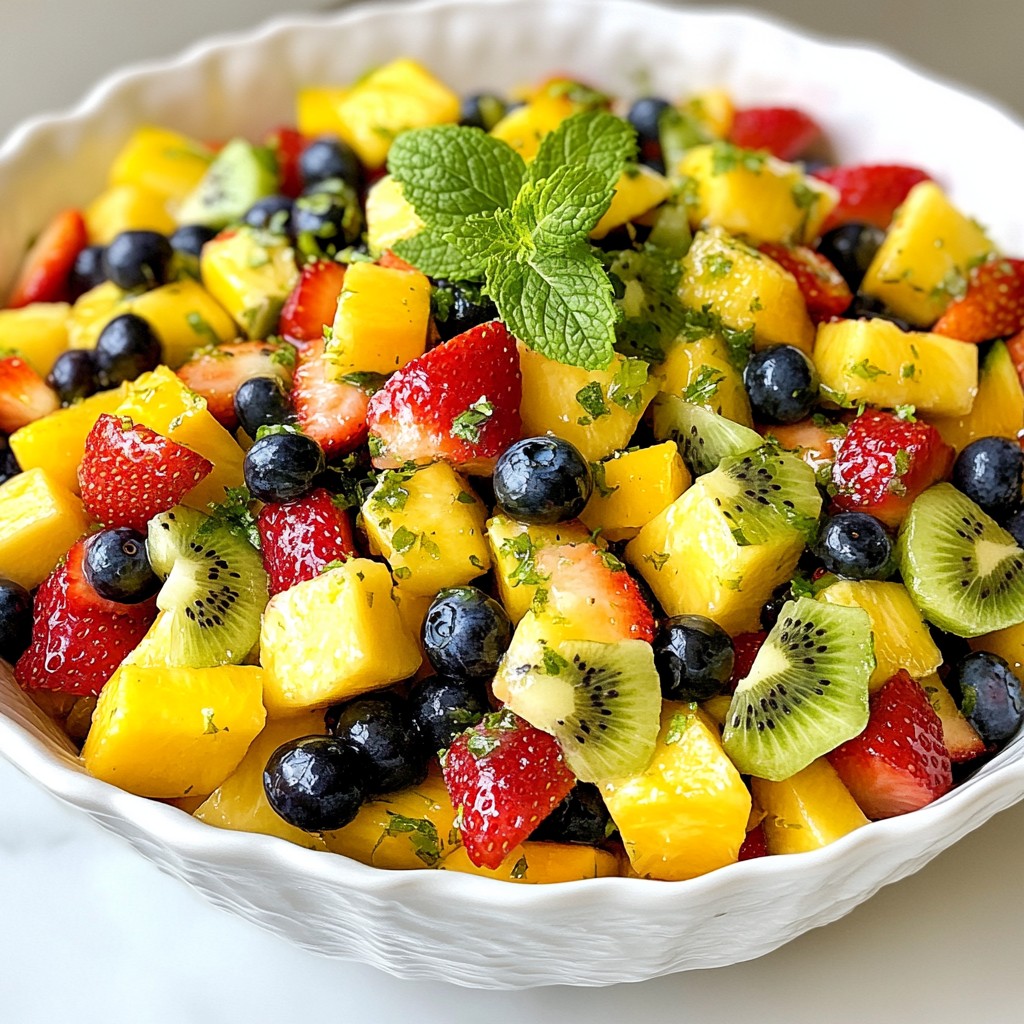 Honey Lime Fruit Salad Refreshing Summer Delight