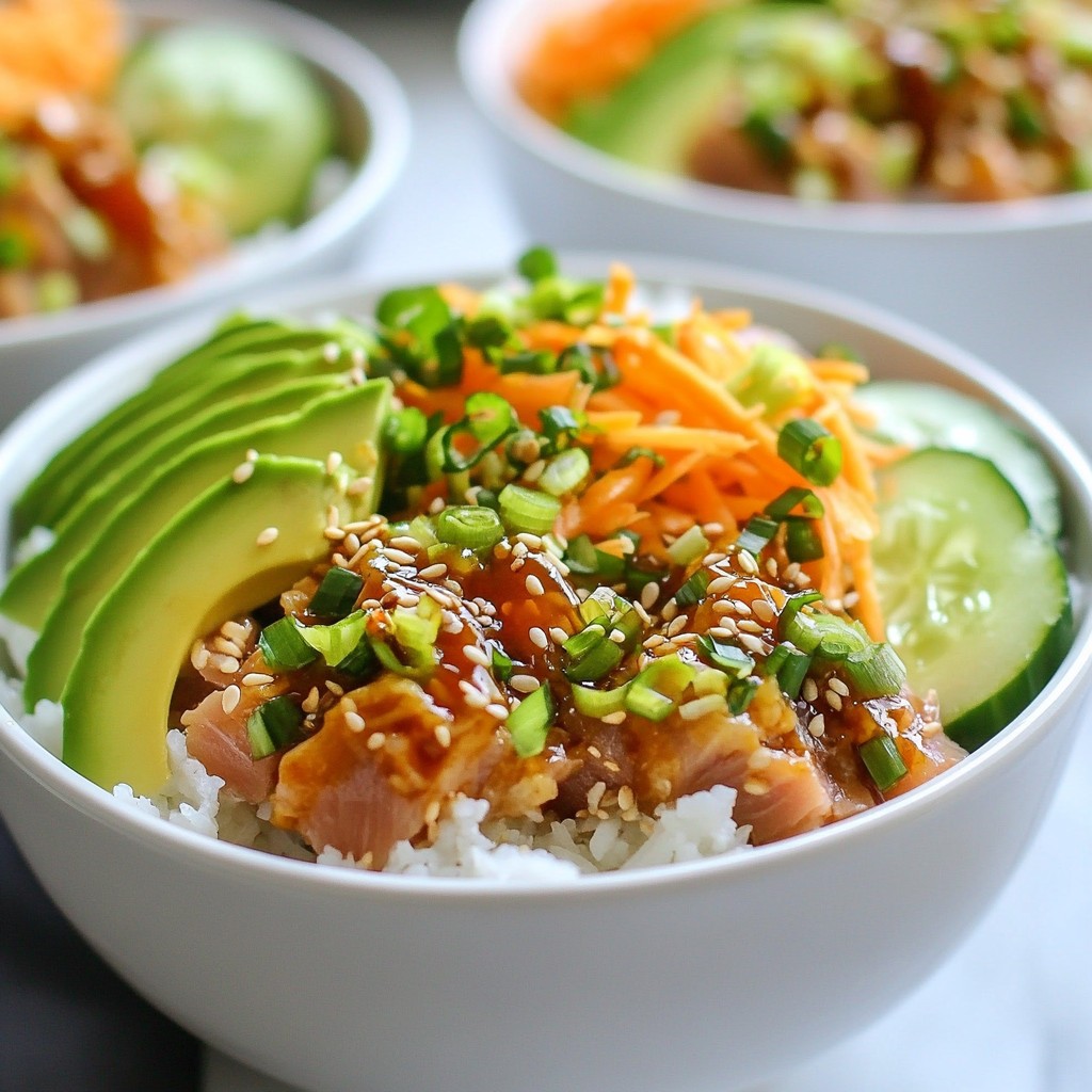 Spicy Tuna Sushi Bowls Flavorful and Easy Recipe