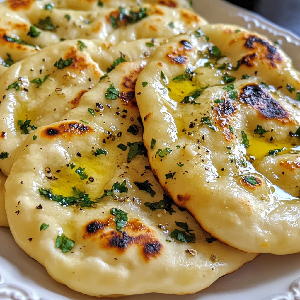 Garlic Herb Butter Naan Flavorful and Easy Recipe