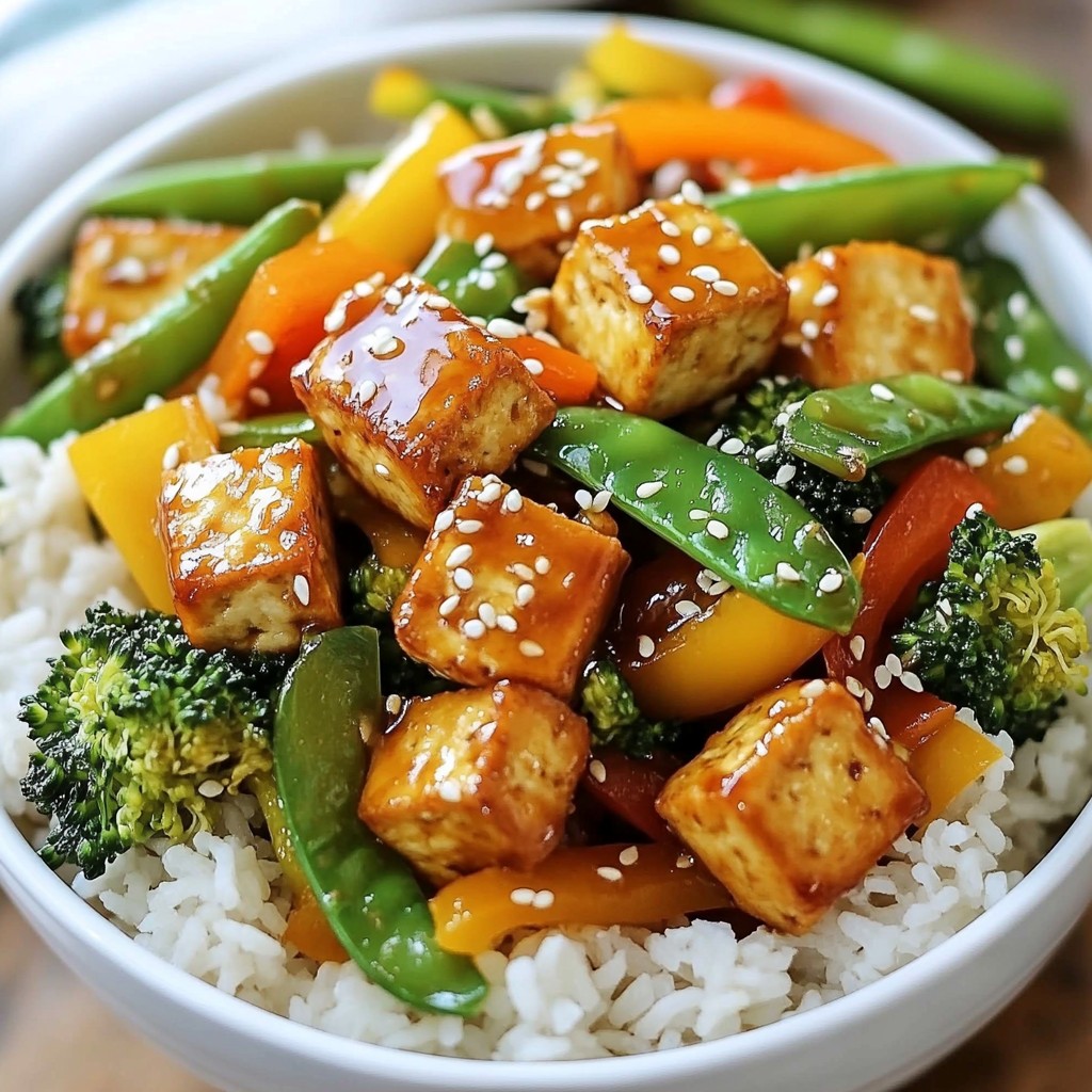 Sesame Ginger Tofu Stir Fry Flavorful and Easy Recipe