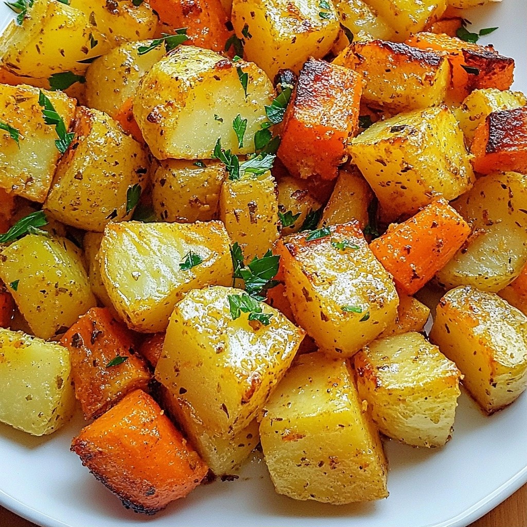 Simple Roasted Potato and Carrot Medley Delight