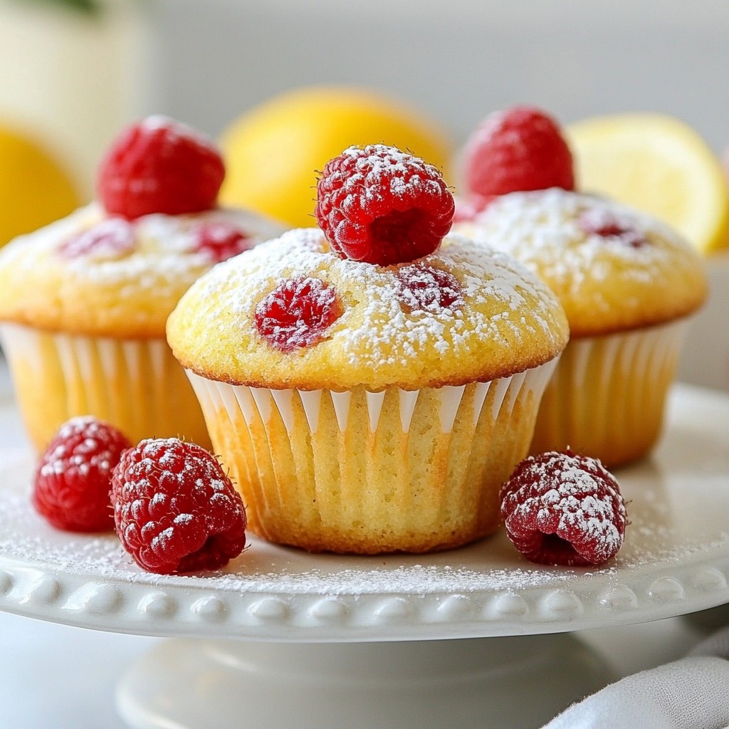 Lemon Raspberry Muffins Delightful and Easy Bake