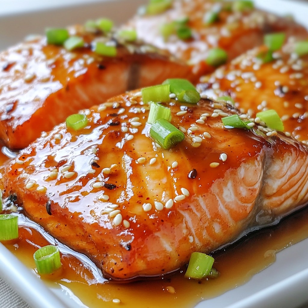 Honey Sriracha Glazed Salmon Flavorful and Easy Recipe