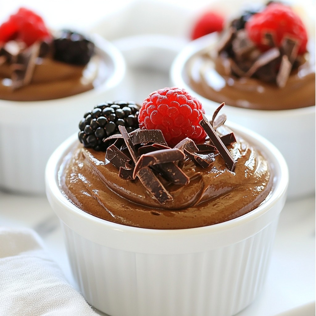 Vegan Chocolate Avocado Mousse Creamy and Delicious