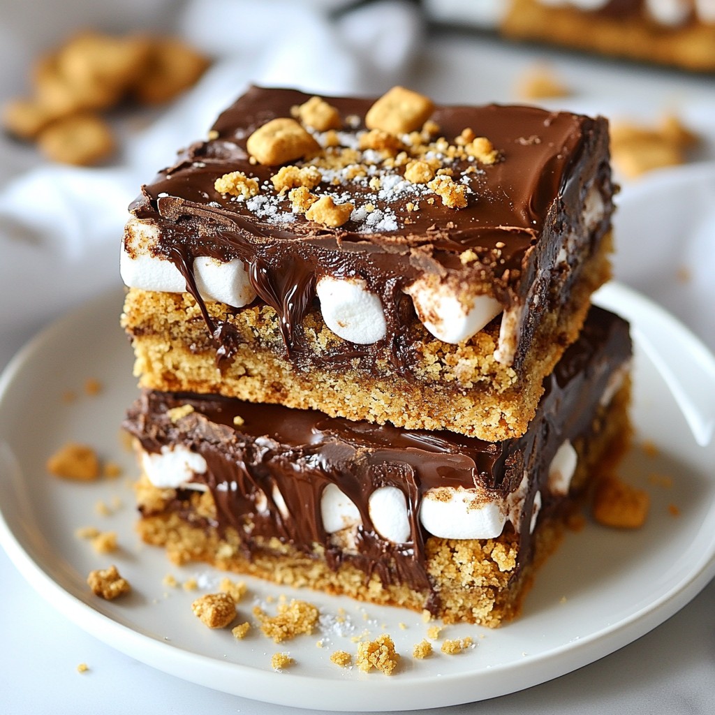 S’mores Cookie Bars Easy and Tasty Treat Recipe