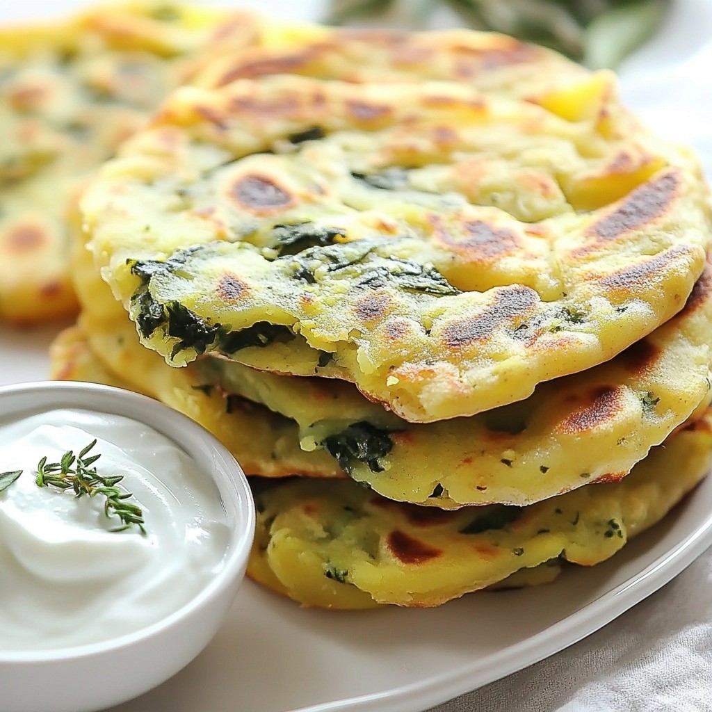 Quick Potato and Spinach Flatbread Easy Recipe Guide