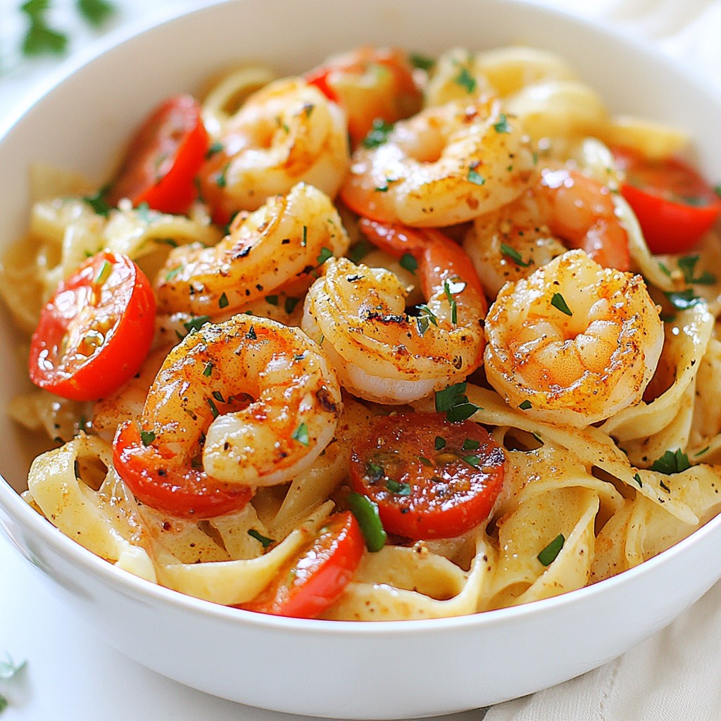 Creamy Cajun Shrimp Pasta Easy Comfort Food Recipe