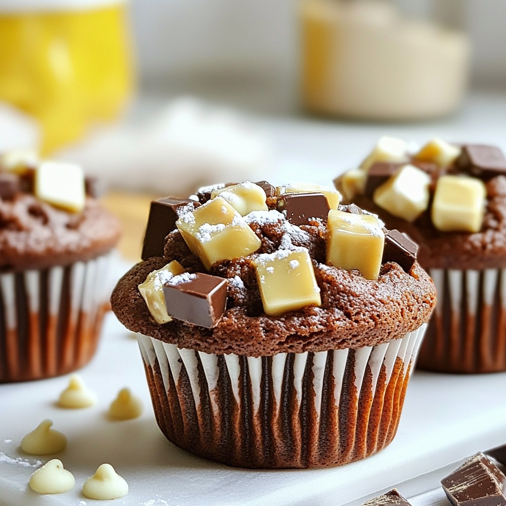 Triple Chocolate Muffins Irresistible and Tasty Delight