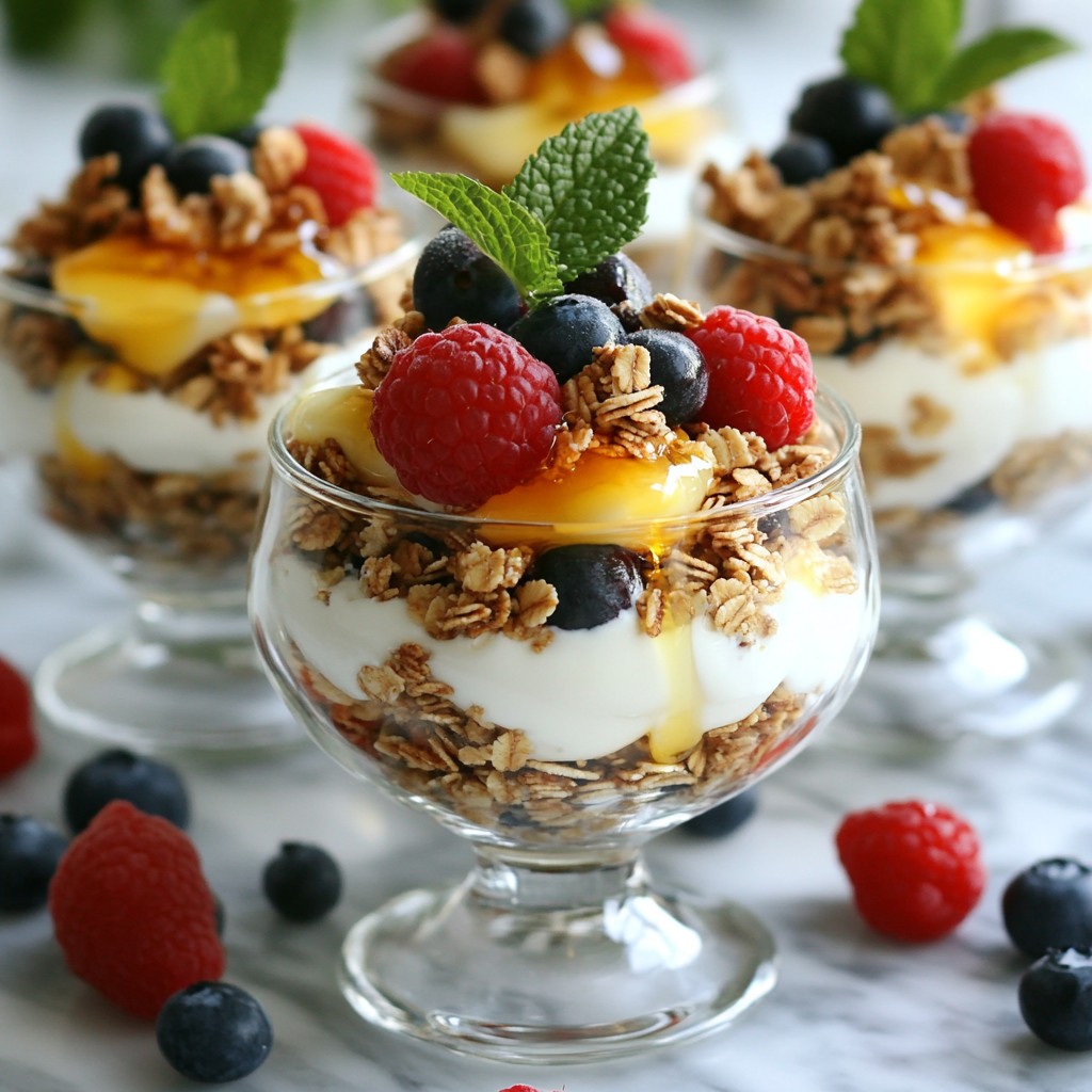 Greek Yogurt Berry Parfaits Simple and Tasty Treat