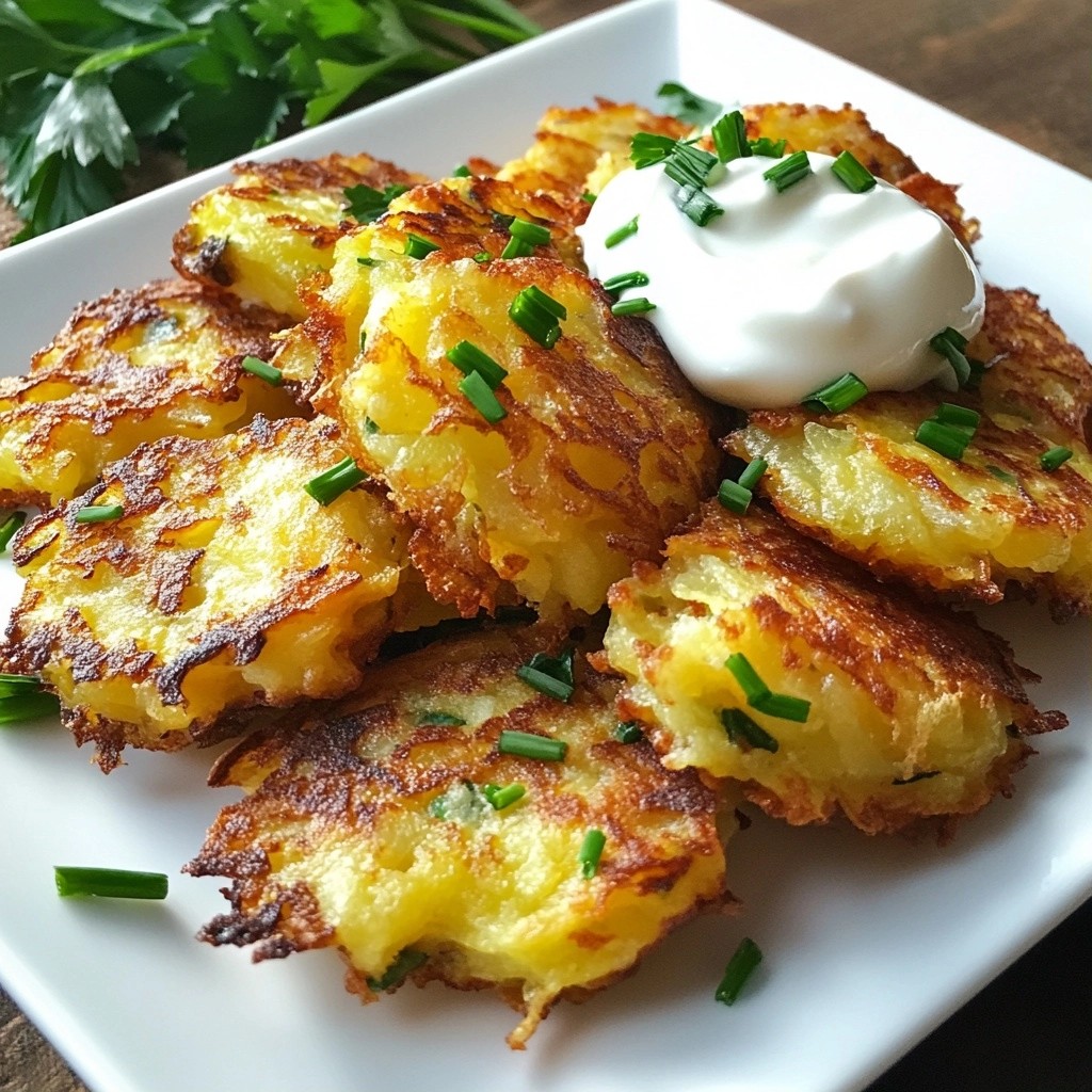 Crispy Potato and Herb Fritters Tasty Simple Treat