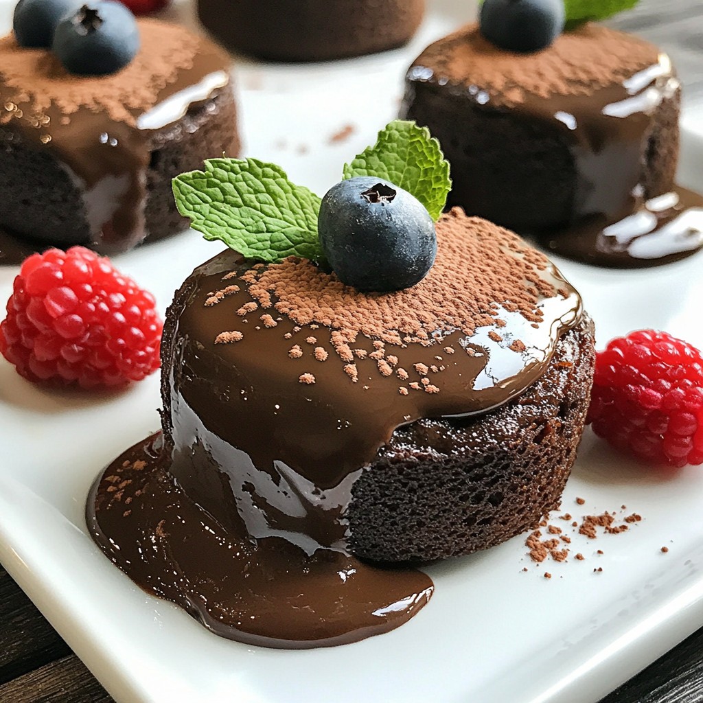 Flourless Chocolate Lava Cakes Decadent Dessert Recipe
