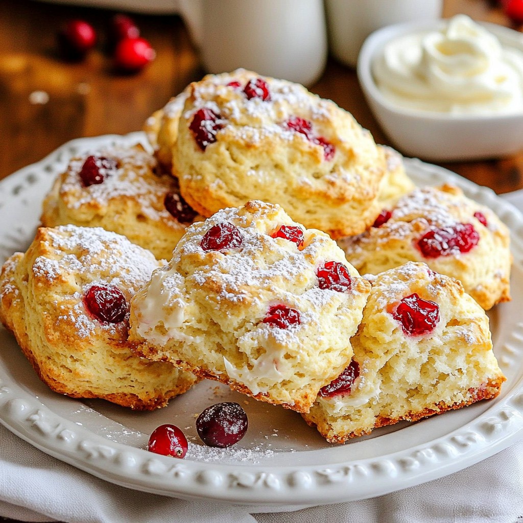 Cranberry Orange Scones Delightful and Simple Recipe