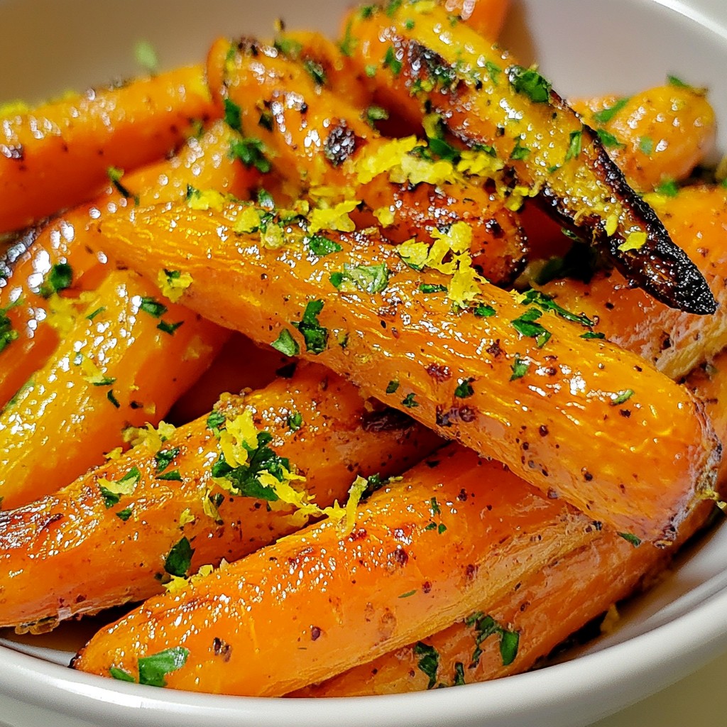 Garlic Herb Roasted Carrots Easy and Flavorful Recipe