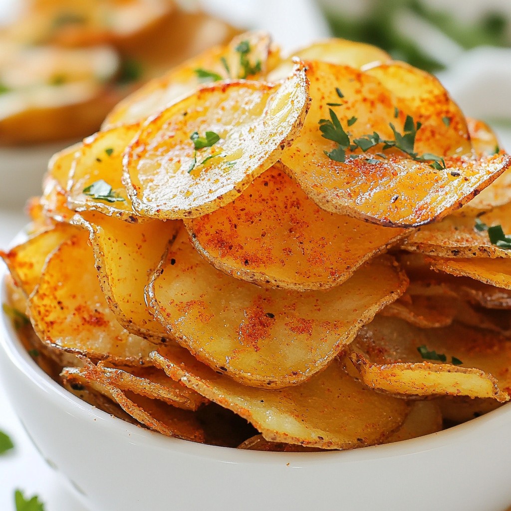 Spicy Crispy Potato Chips with Paprika Recipe Guide
