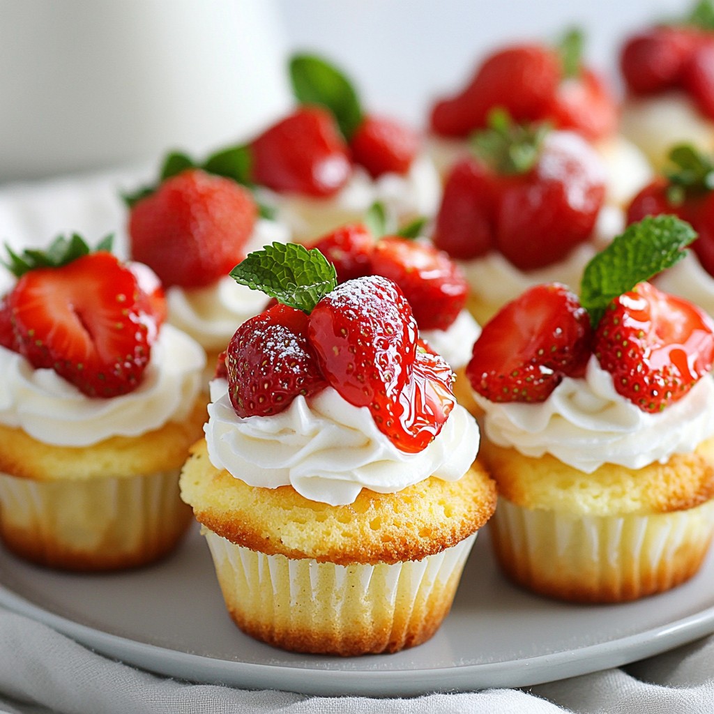 Savory Strawberry Shortcake Cups Easy Dessert Recipe