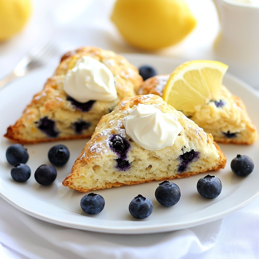 Blueberry Lemonade Scones Fresh and Flavorful Delight
