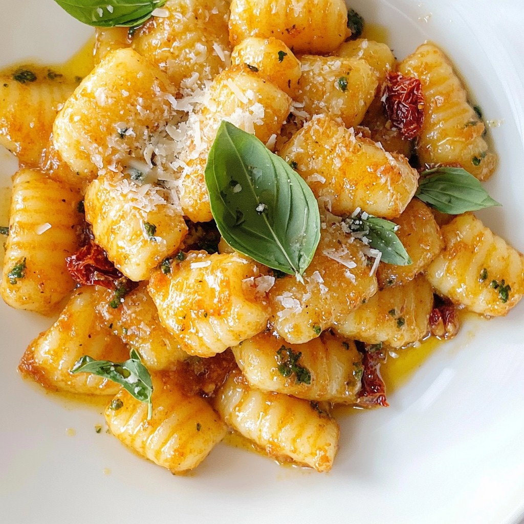 Sun-Dried Tomato Pesto Gnocchi Flavorful Delight