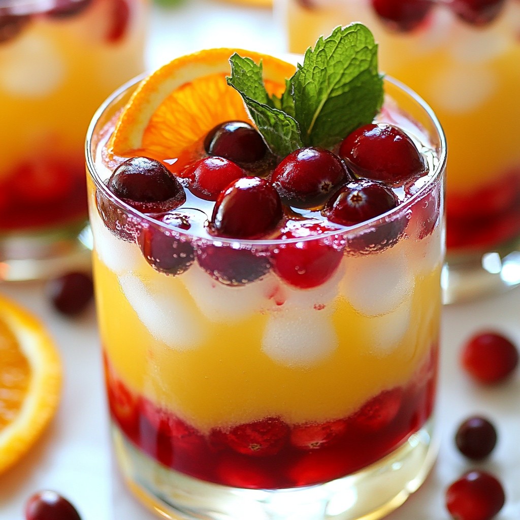 Ornament Holiday Cocktail Delightful Festive Recipe