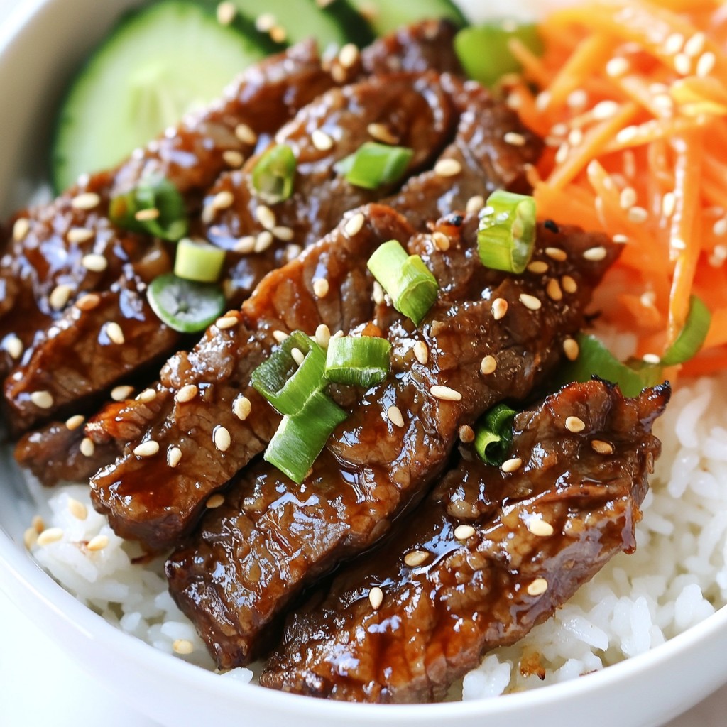 Korean Beef Bulgogi Bowls Flavorful and Satisfying Meal
