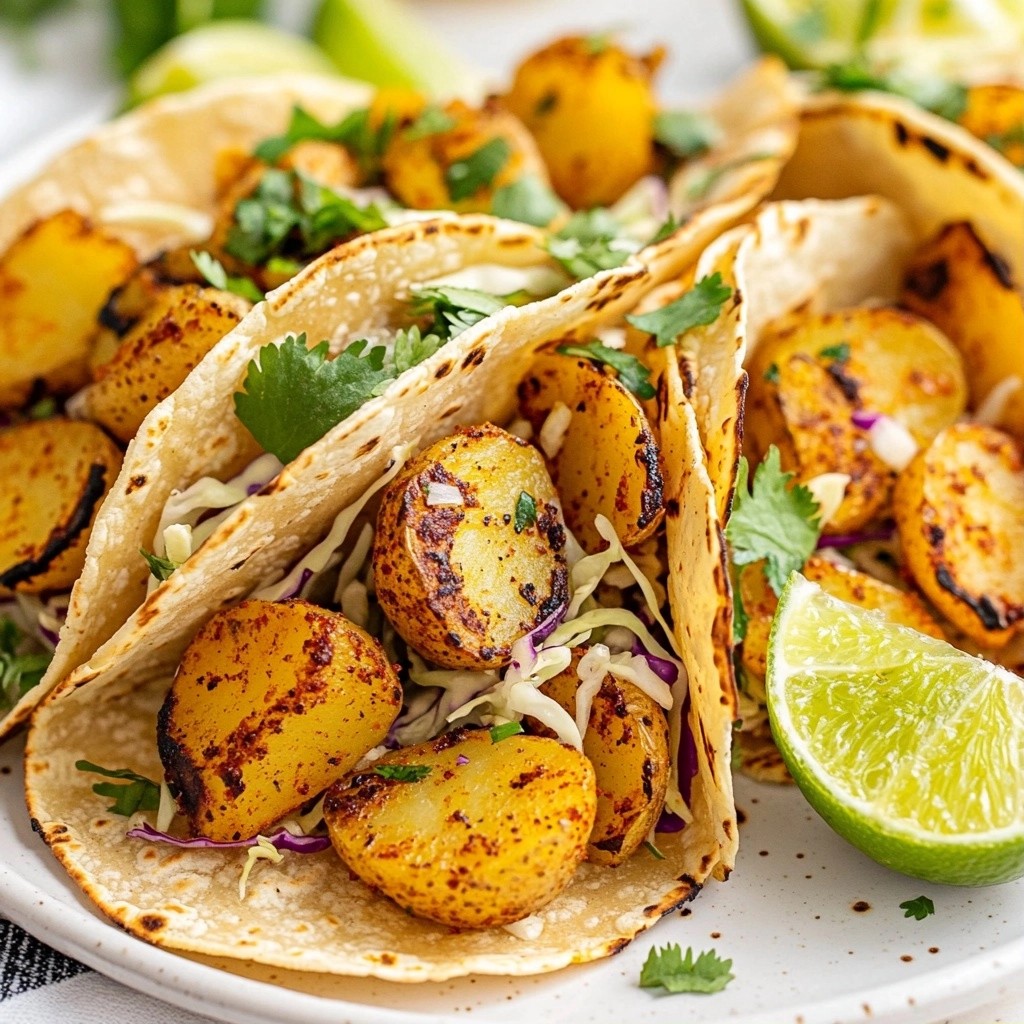 Quick Spicy Roasted Potato Tacos Easy Flavorful Meal