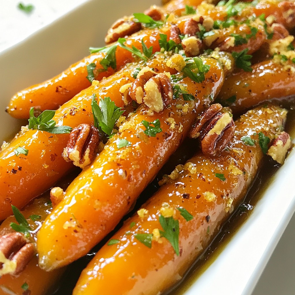 Maple Glazed Carrots with Pecans Flavorful Side Dish