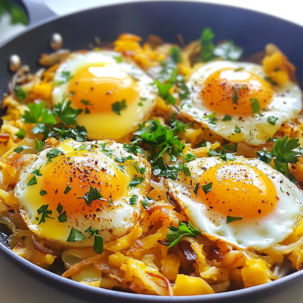 Quick Hash Brown and Egg Breakfast Skillet Recipe