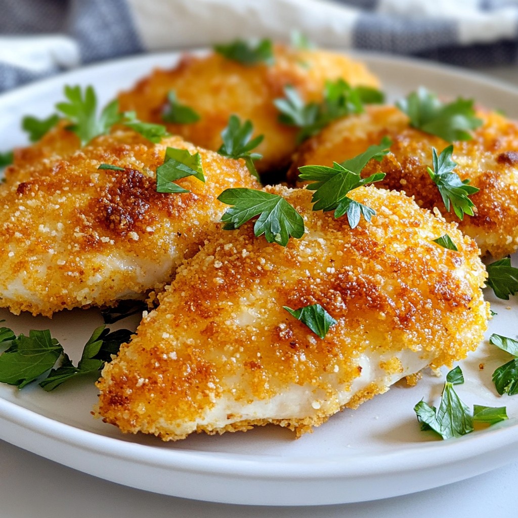 Baked Parmesan Crusted Chicken Easy and Tasty Recipe