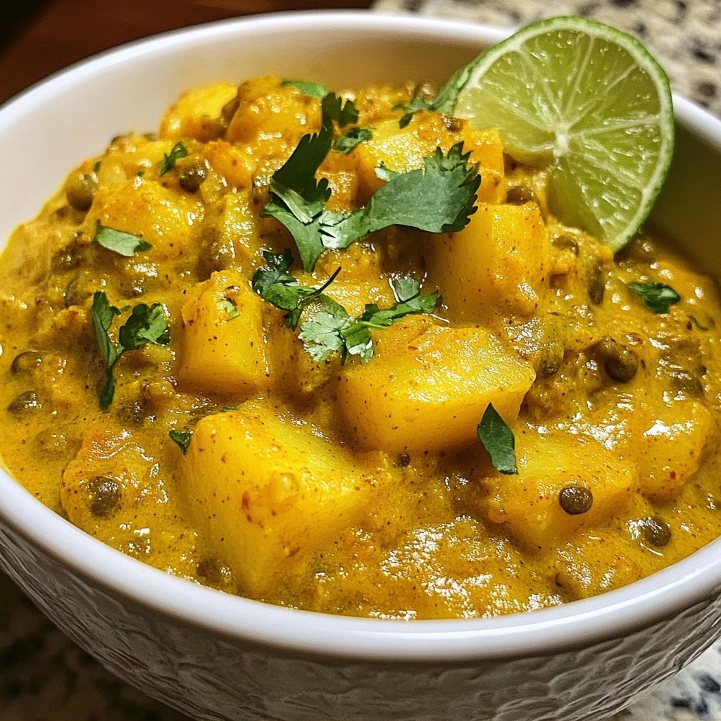 Savory Potato and Lentil Curry Easy Comfort Meal