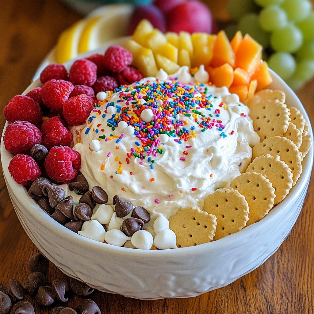 Funfetti Birthday Cake Dip Delightful and Easy Treat