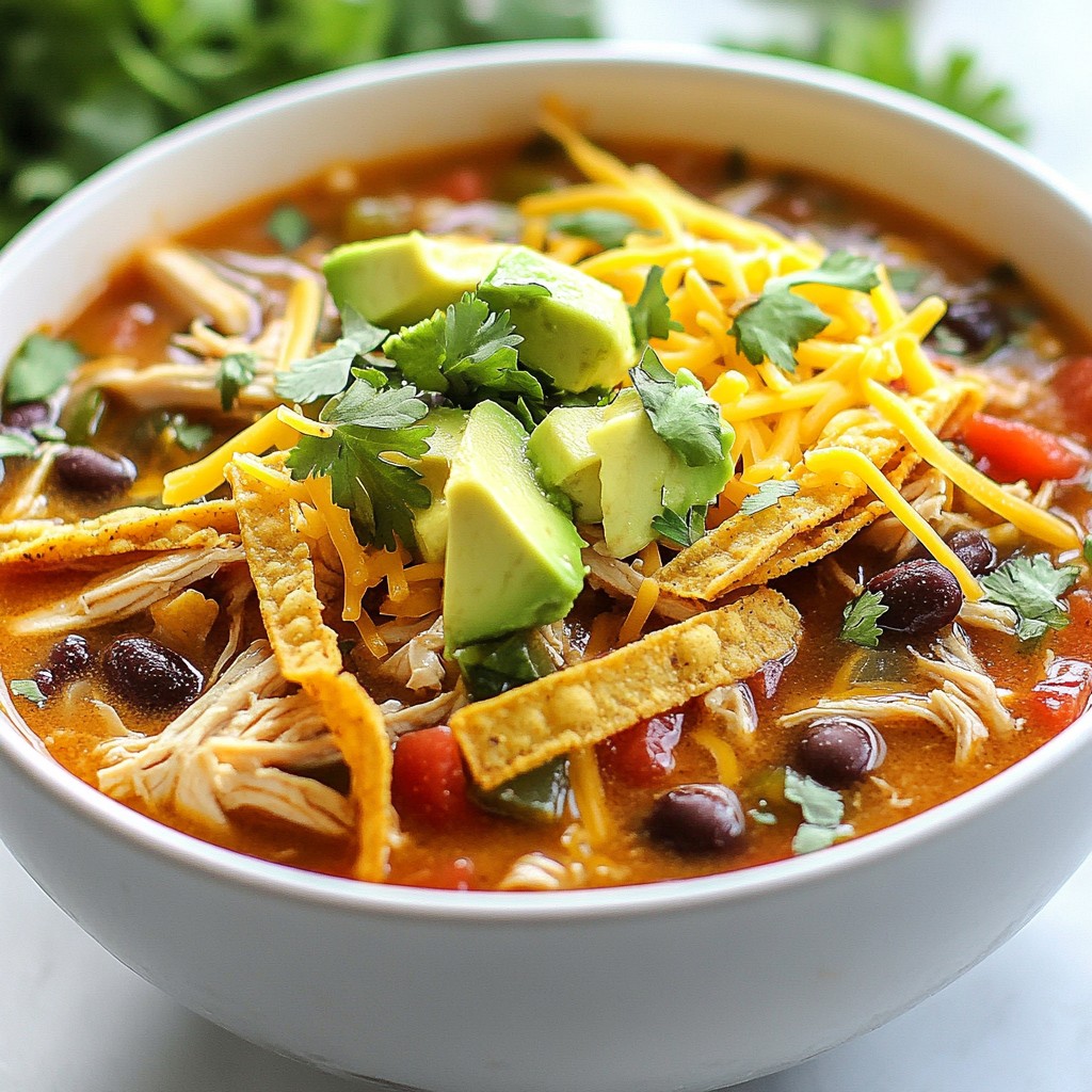 Instant Pot Chicken Tortilla Soup Flavorful and Easy
