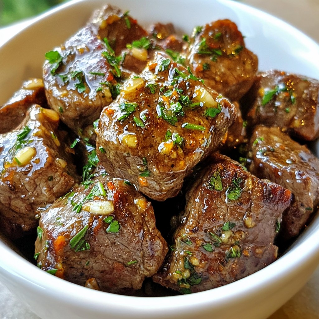 Garlic Herb Steak Bites Flavorful and Simple Recipe