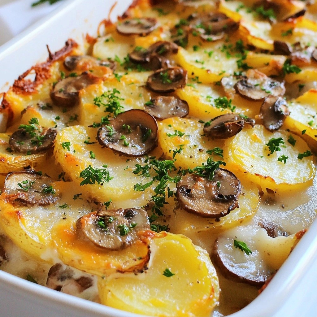 Hearty Potato and Mushroom Casserole Cozy Comfort Food