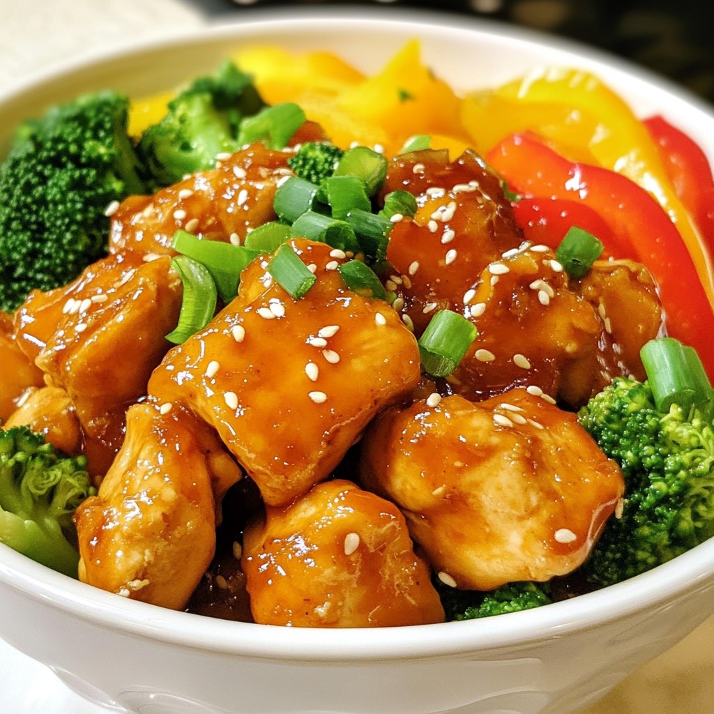 Orange Glazed Chicken Stir Fry Flavorful One-Pan Meal