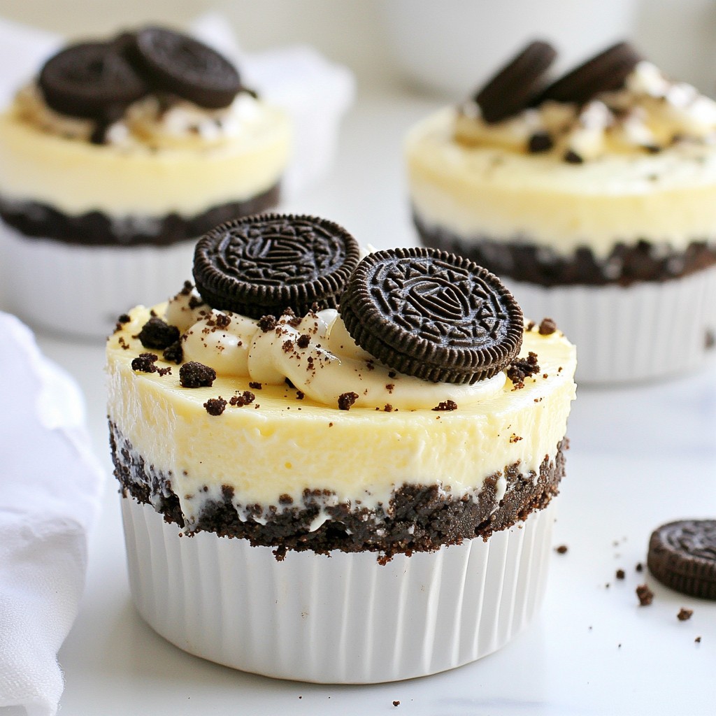 No-Bake Oreo Cheesecake Cups Easy and Delicious Treat