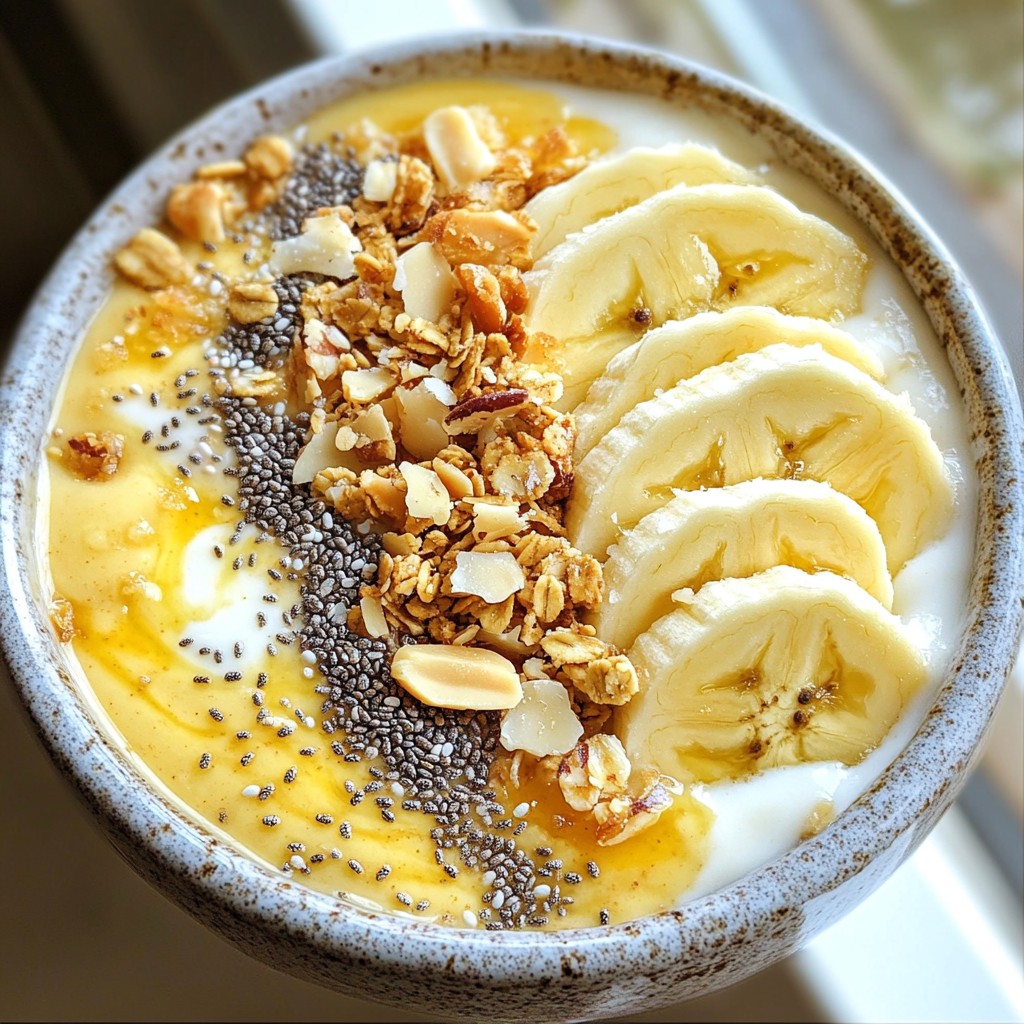 Peanut Butter Banana Smoothie Bowl Easy and Nutritious
