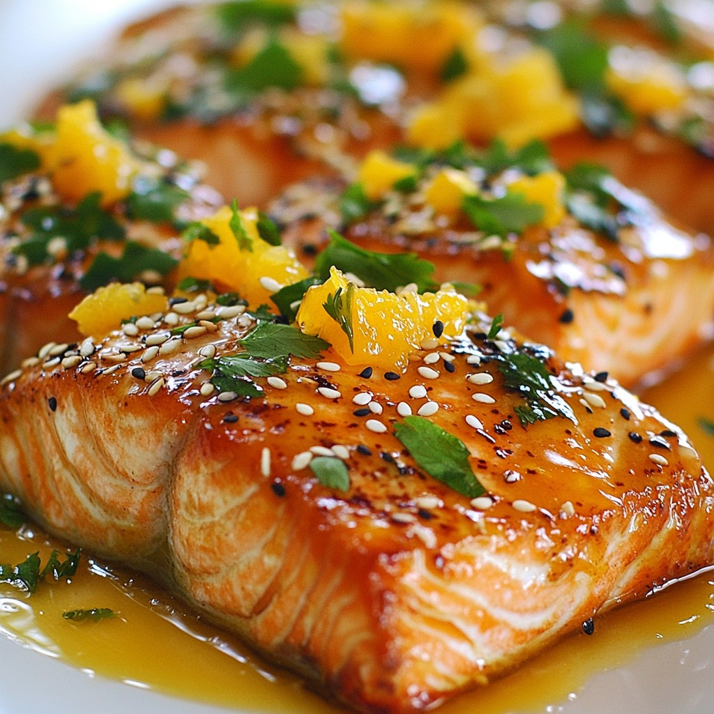 Savory Orange Glazed Salmon Simple and Flavorful Recipe