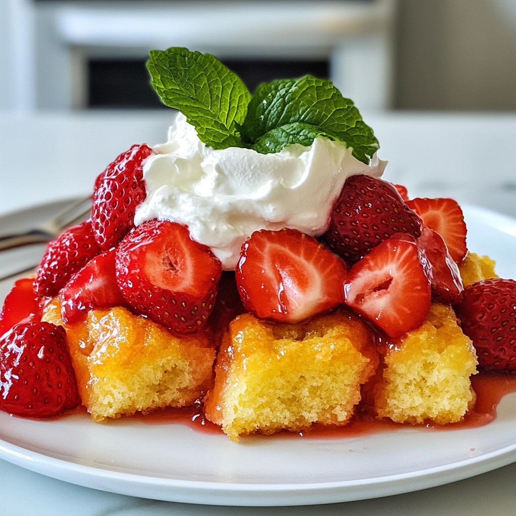 Strawberry Shortcake Skillet Delightful and Easy Treat